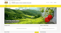 Desktop Screenshot of pdtchighlands.pahang.gov.my